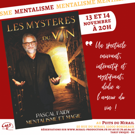 Les Mystères du vin - 13 Novembre